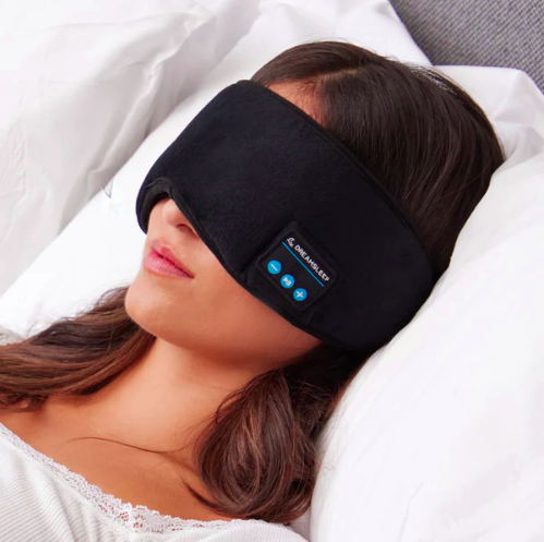 DreamWave - Máscara de Sueño Inalámbrica con Audífonos Bluetooth para un Descanso Perfecto