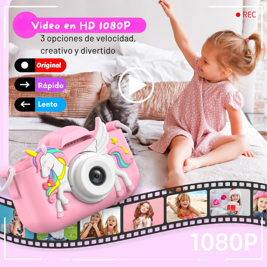 SnapKid - Cámara Divertida para Niños, con Juegos y Filtros Divertidos