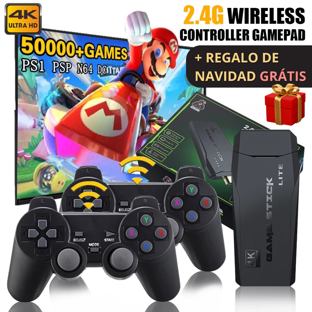 Game Stick Lite con más de 10.000 Juegos + Regalo Especial GRÁTIS 🎁