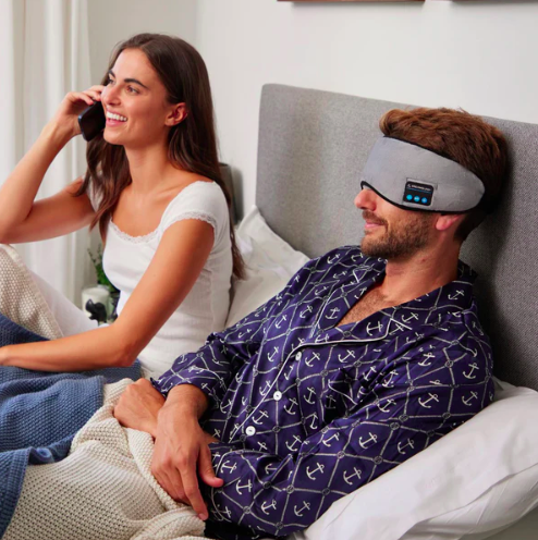 DreamWave - Máscara de Sueño Inalámbrica con Audífonos Bluetooth para un Descanso Perfecto