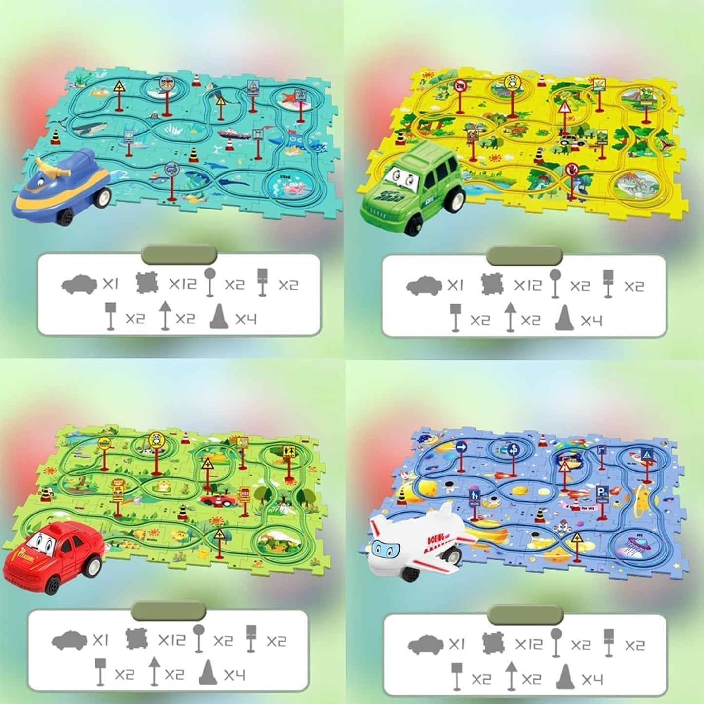 Racing Genius™ - Pista de carreras y rompecabezas - Despierta el genio de tu hijo.