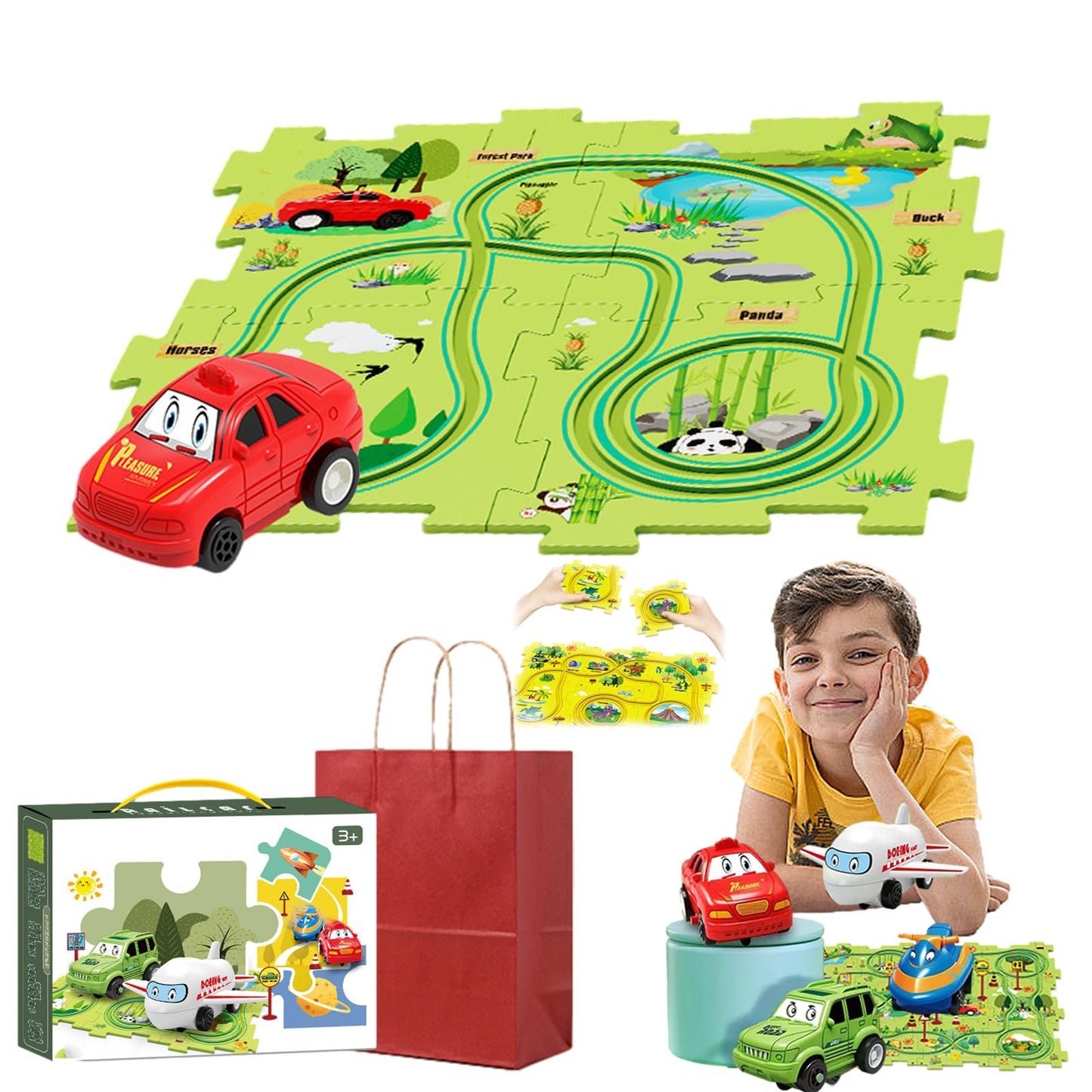 Racing Genius™ - Pista de carreras y rompecabezas - Despierta el genio de tu hijo.